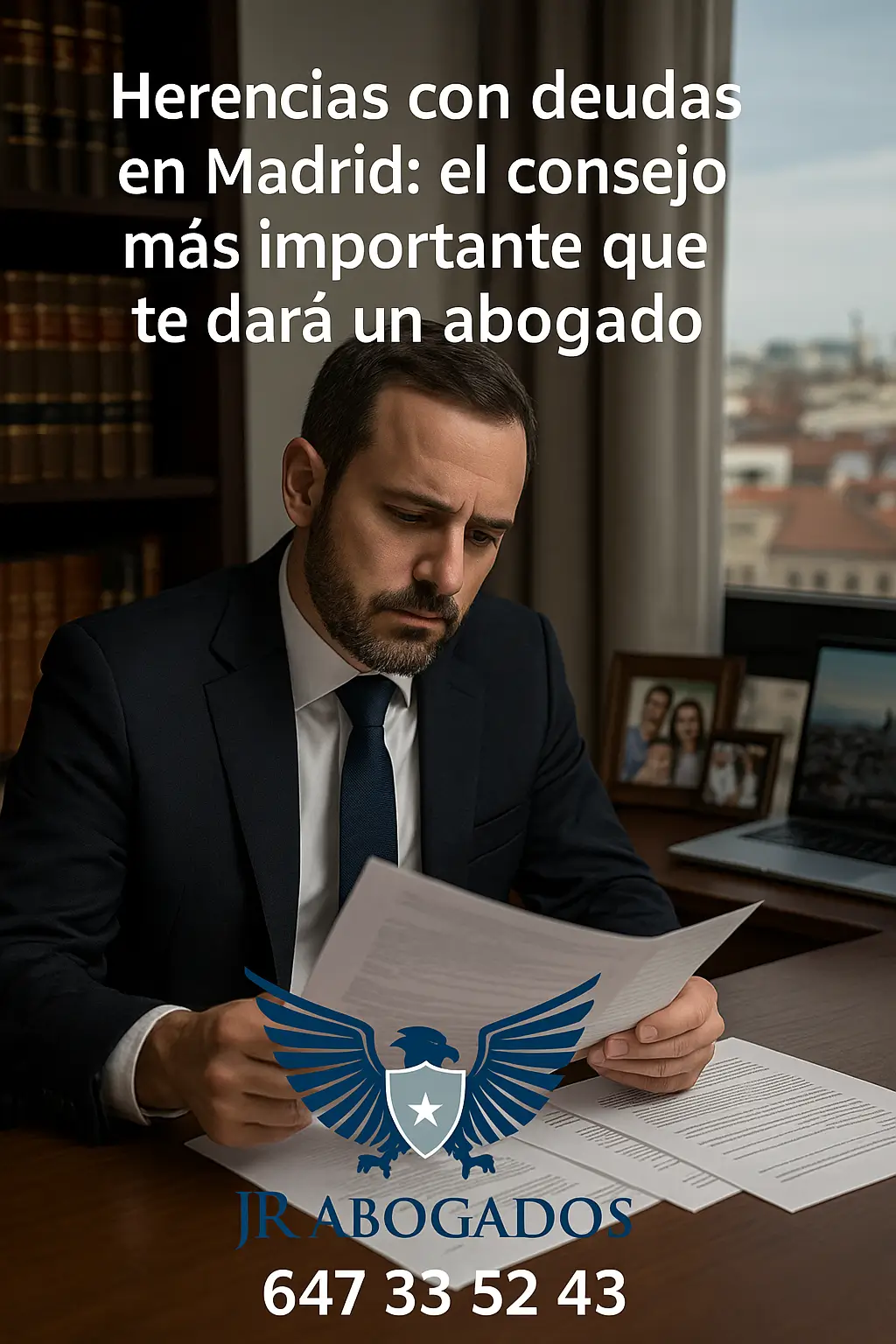 Herencias con deudas en Madrid: el consejo más importante que te dará un abogado